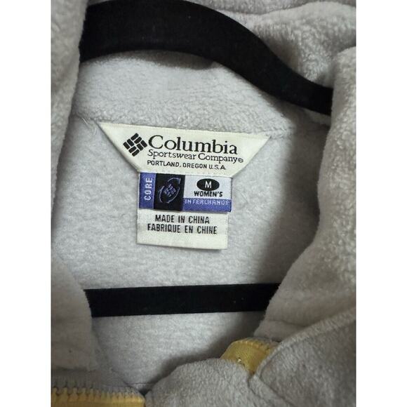 Columbia Women's 3in1 Winter Coat Size Medium Yellow/Gray Challenge Series Cozy - Picture 6 of 7